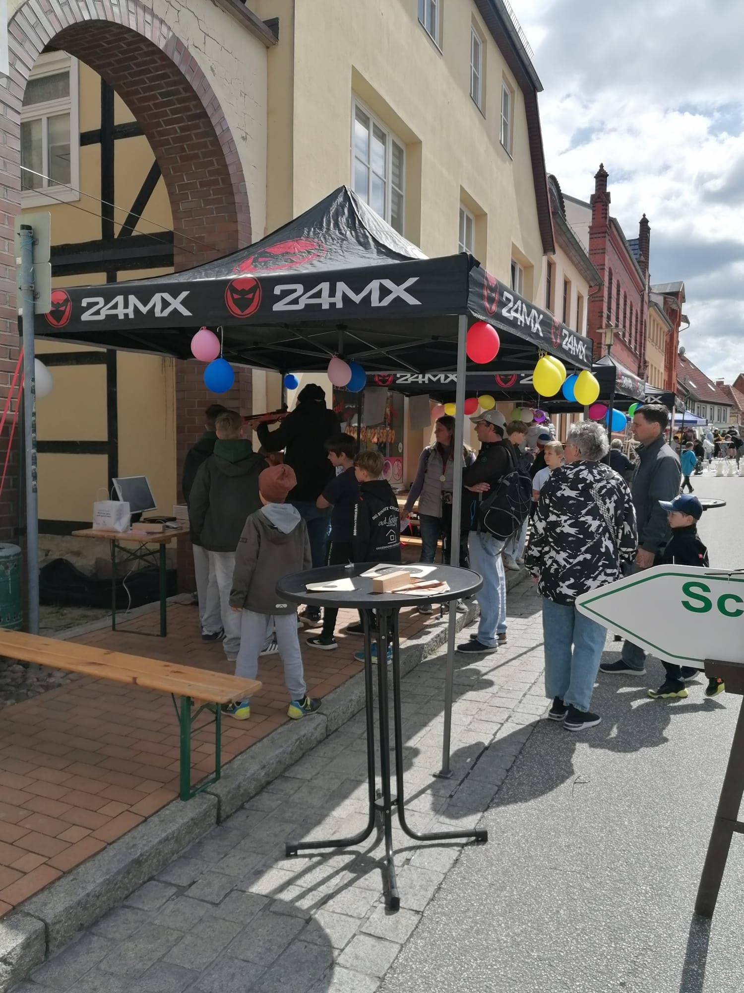 Präsentation beim Stadtfest